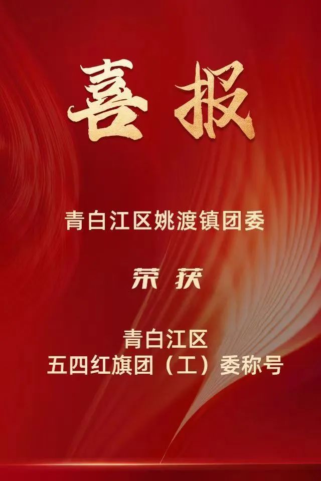 我镇共青团工作喜获多项荣誉