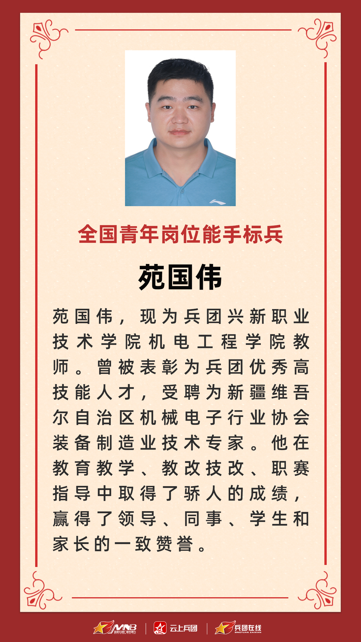 表彰！兵团5位青年上榜