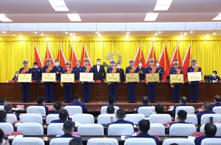 省消防救援总队德州支队荣获全省消防救援队伍2022年度“先进支队”称号