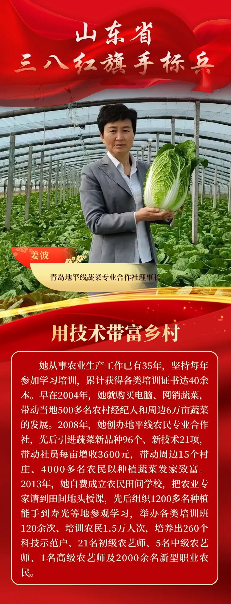 致敬!10位女性荣获山东省三八红旗手标兵称号