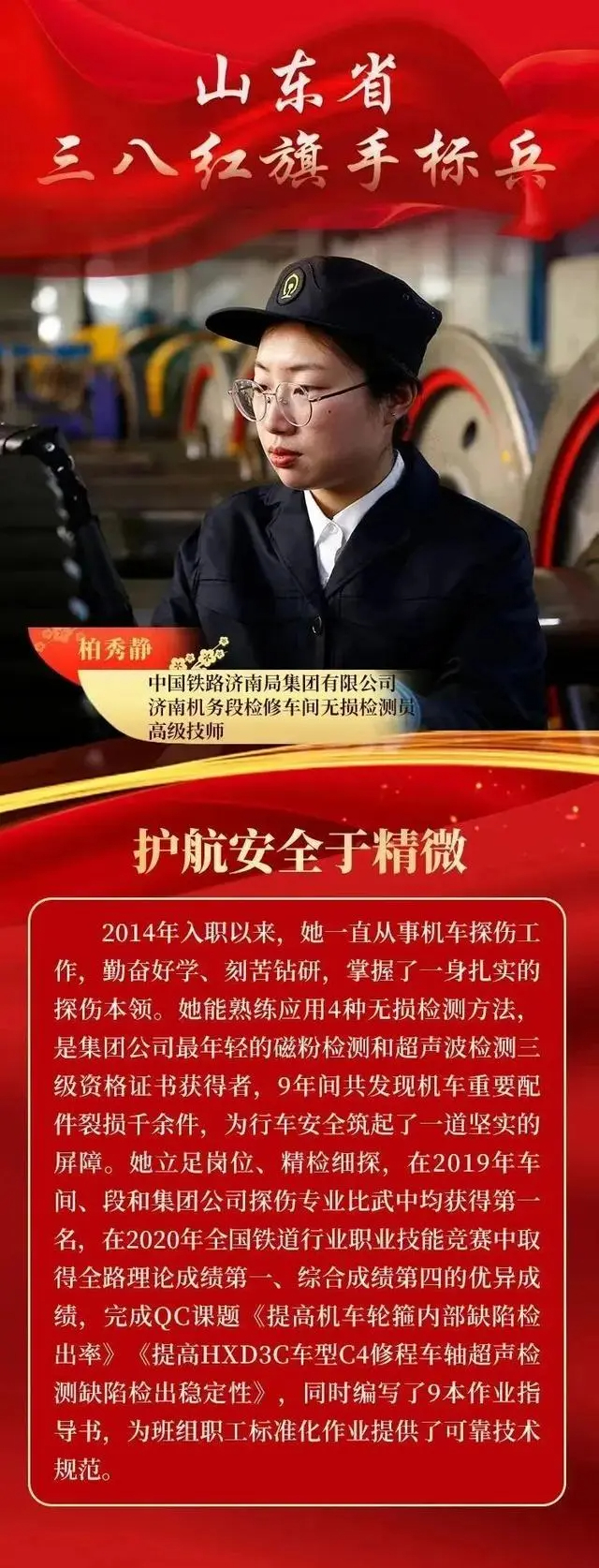致敬!10位女性荣获山东省三八红旗手标兵称号